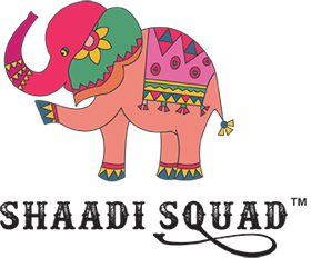 Shaadi Squad logo: a decorated wedding elephant