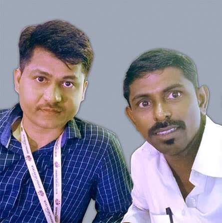 Portrait of Sukhdev and Vishwa